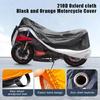 Universal Cod Waterproof Motorcycle Cover 4 Layers Thickened Rainproof Sunproof With Lock Holes Outdoor Protection Motor Cover