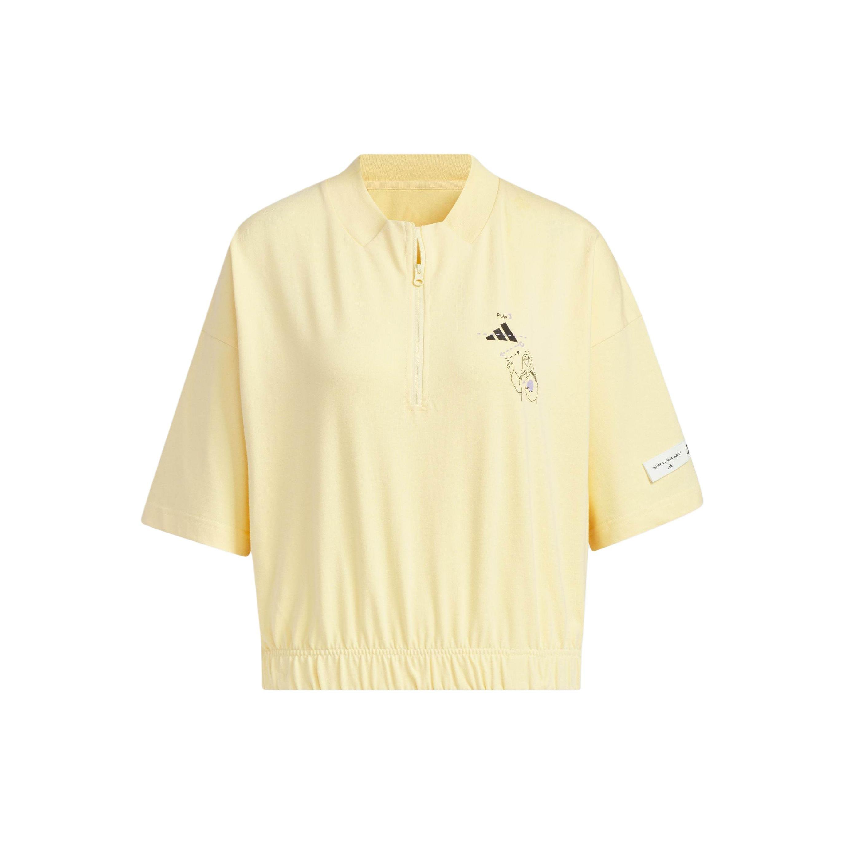 (WMNS) adidas Graphic T-Shirt Asia Sizing Yellow Women s JN6670 XL