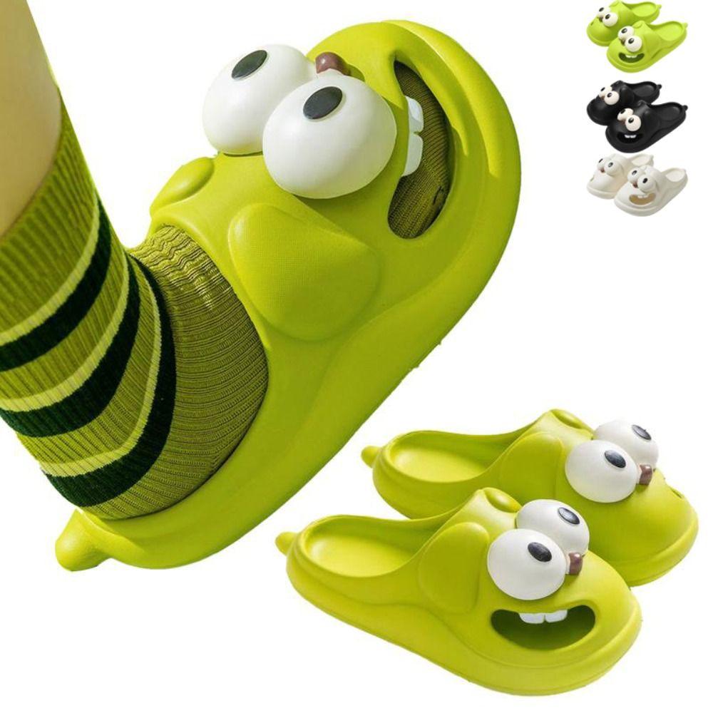 Pantofole Cane Occhi Grandi in PVC Design Divertente Pantofole Cartone Animato Pantofole Bacio Lingua Pantofole da Casa