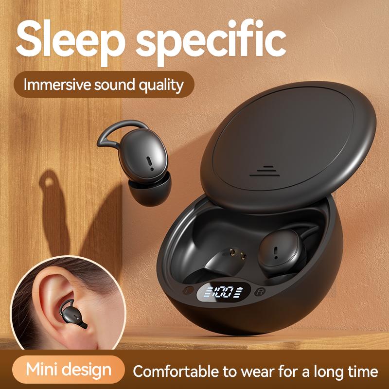 AI Invisible Sleep Headphones Zero Ear Pressure Berlin Sound Advanced Noise Cancelling All Night Comfort 45 Hour Battery
