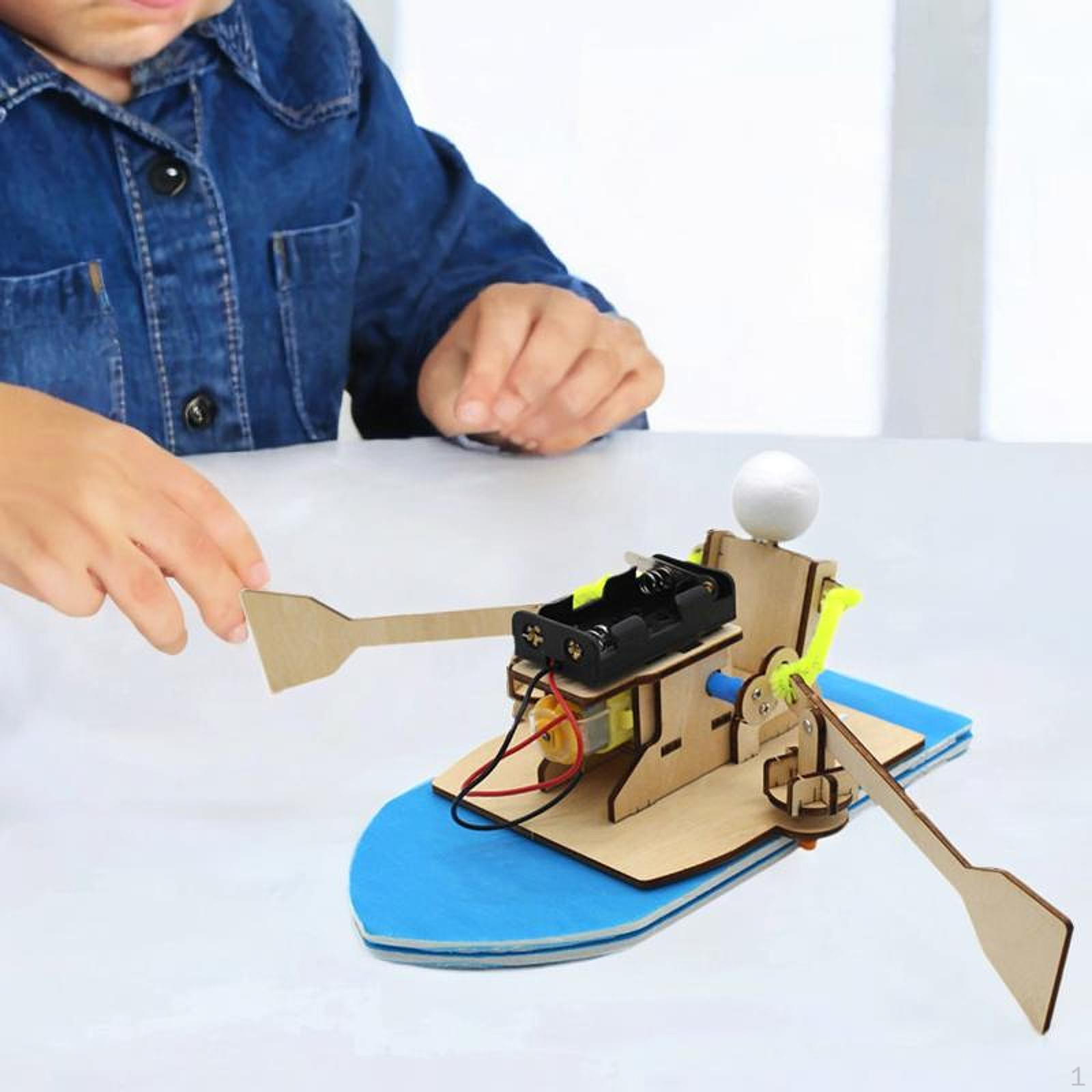 Rowing Electricity Model Physical Scientific Experiment Set DIY Toy Easy to Assemble Fun Physics