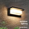 Waterproof Minimalist LED Wall Light with Smart Sensor for Outdoor Use