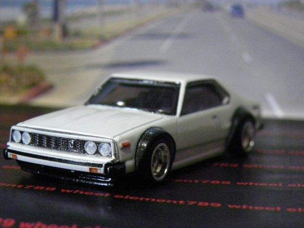 Hot Wheels Nissan Skyline C210 Skyline Japan Loose Premium Model Metal Chassis Real Riders