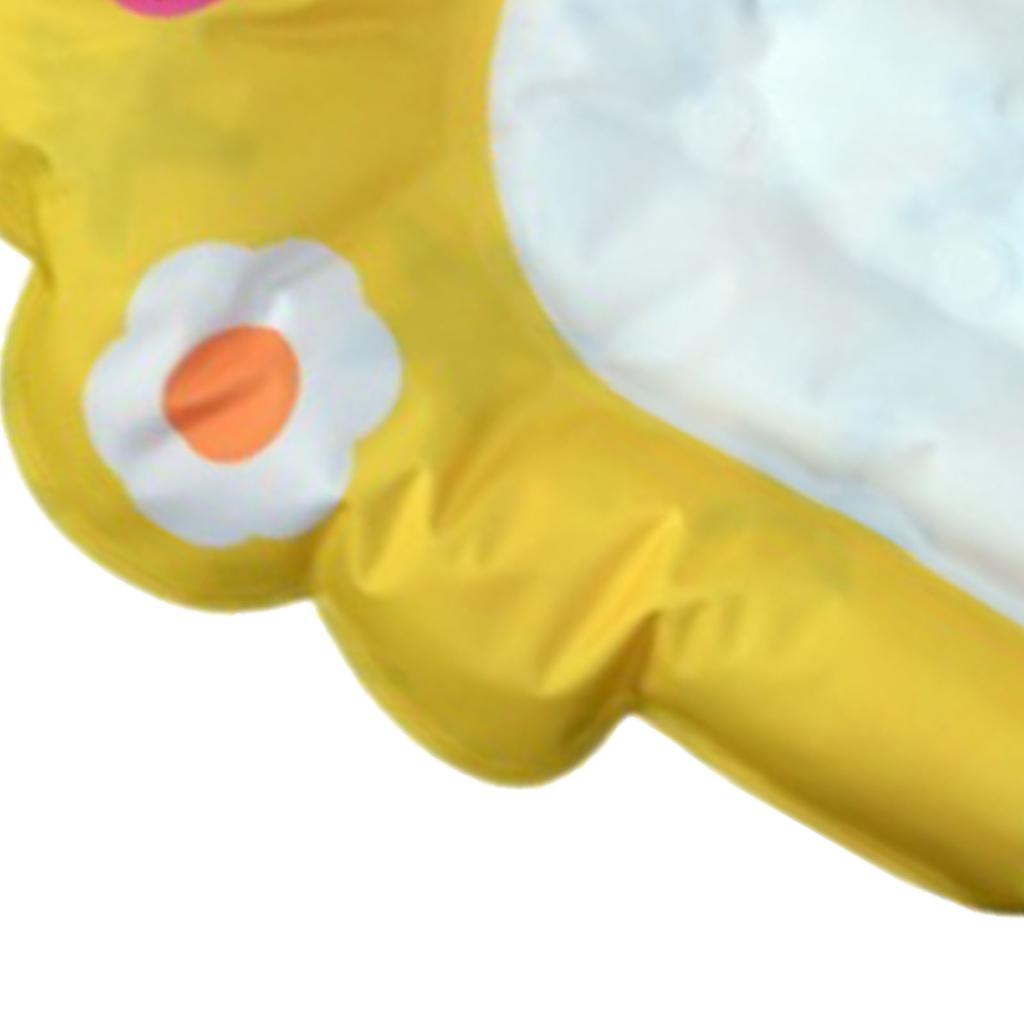 Haustier Kühlmatte Schlafbett Weich Flexibel Faltbar Reißfest Hunde Kühlmatte für Hunde Katzen Sommer Gelbe Ente M