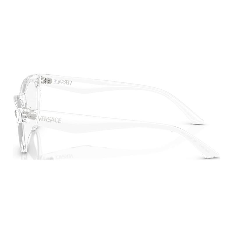 Versace Full Frame Design Cat Eye Optical Frame Women's Transparent 20564827 VE3364U-Transparent Color 52