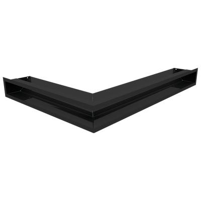 Kryt ventilace LUFT roh pravý 54,7x76,6x9 černý