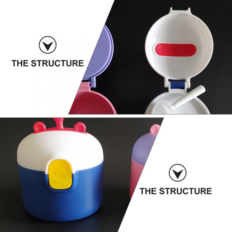 Airtight Milk Powder Pots 1pack Blue Pp For Safe Travel Storage