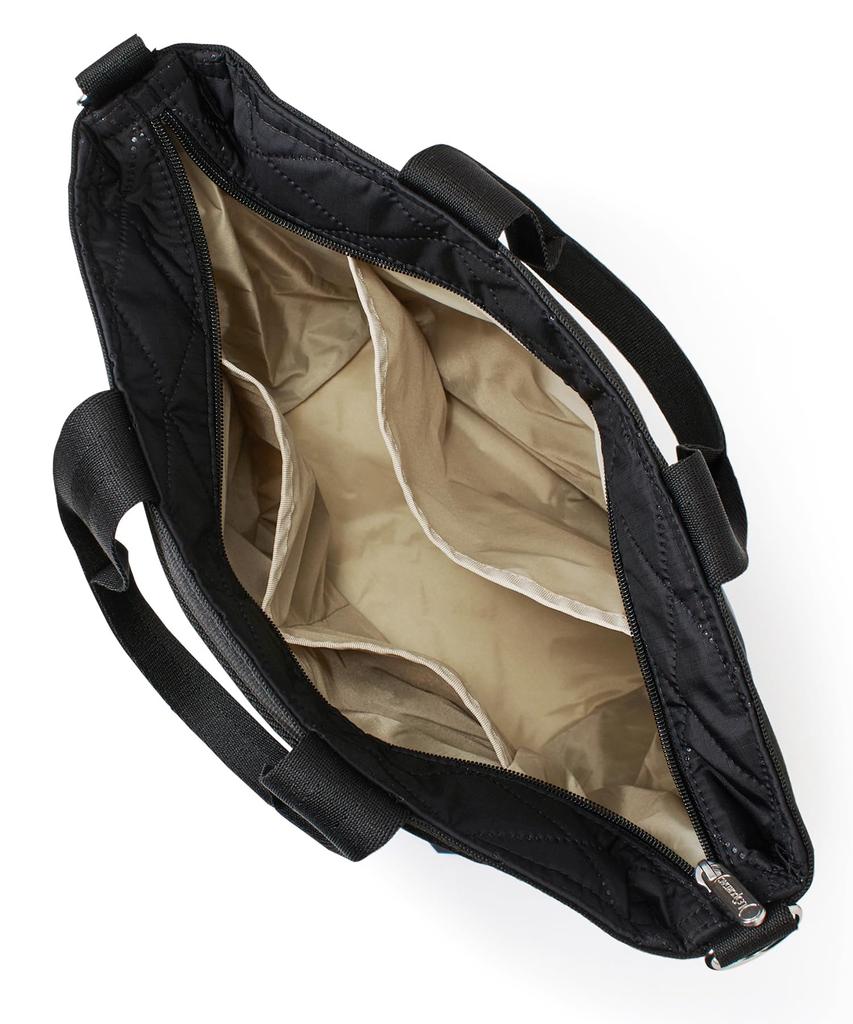 BUCKET Cross Debossed TOTE/1116/Black