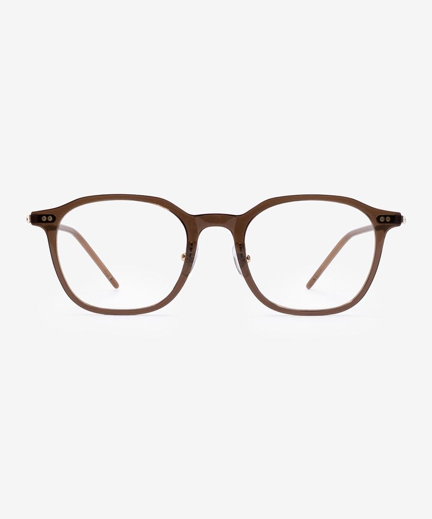 Weeoweeo Melo 01 Crystal Brown Blue Light Blocking Glasses