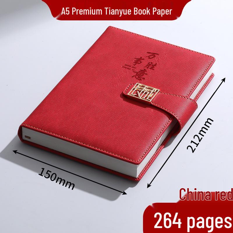 A5 Custom Strap Diary Notebook with Logo in Gift Box