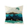 Home Landscape Polyester Pillowcase Home Digital Printing Sofa Cushion Waist Pillowcase