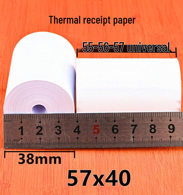 57mm Thermopapier für Kassenrollen 57x40/57x30