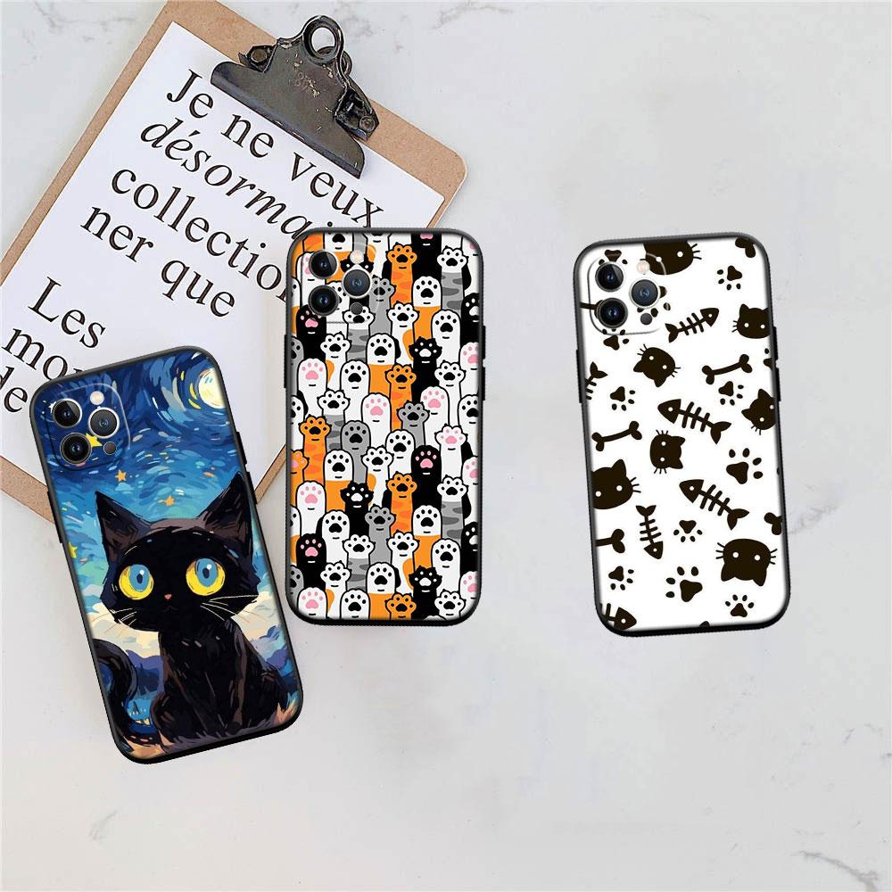 MY5 Cat Kitten Meow Soft Shell Phone Case for Redmi Note 10 11 12 Pro Max 10S 10C 10T 11A 11S 12S 12C