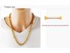 Gold-Plated Dragon Head Twist Necklace: Bold Design for Men & Women, New Vietnamese Sand Gold Imitation Style.