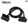 Car Auto 16 Pin Male To Female OBD2 Extension Cable Diagnostic Adapter