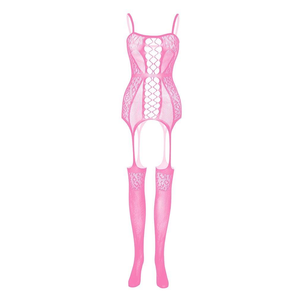 Fish Net Open Crotch One-piece Teddies Bodysuit Crotchless Body Suit Lingerie BodyStockings Plus Size Body Stocking Underwear for Women Sexy Costumes