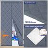 Magnetic Thermal Insulated Door Curtain Energy-Saving Privacy-Protecting Windproof Waterproof Cotton Curtain for Heater Room