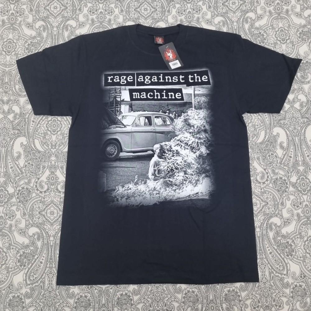 

Футболка Rage Against The Machine Монах Огоньярость Графический принт Новая 2XL