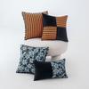 Houndstooth Splicing Pillow Case Sofa Decoration Cushion Cover Living Room Bedroom Waist Pillow Velvet Ball Pillow