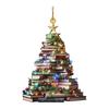 Christmas Book Tree Ornament ACRYLIC, Book Gift, Book Lover Gift, Book Ornament, Book Gift, Book Lover Gift, Librarian Gift