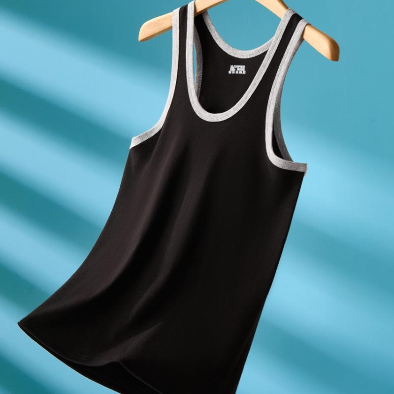 2025 Men s Cotton Vest - Spring/Summer Sleeveless Running & Fitness Top L