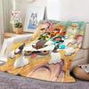 Anime A-Avatar T-The L-Last A-Airbender Throw Soft Warm Flannel Throw Blanket, Multi-use for Sofa Bed Office Nap