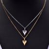 100% Stainless Steel Heart Jewelry Set For Women Accessories Cute Girl Supplies Love Earrings/Rings/Necklace Fashion Party Gift