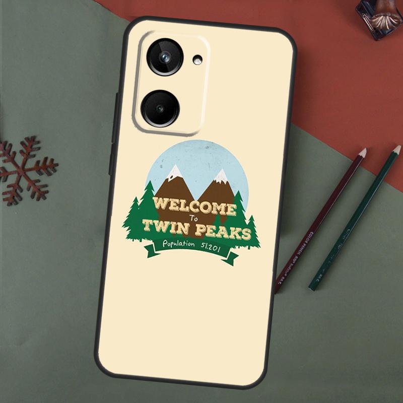 Welcome To Twin Peaks Case For Realme C61 C53 C55 C33 C63 C51 C65 C67 C71 C75 11 12 13 14 15 Pro Plus GT6 GT7 Pro