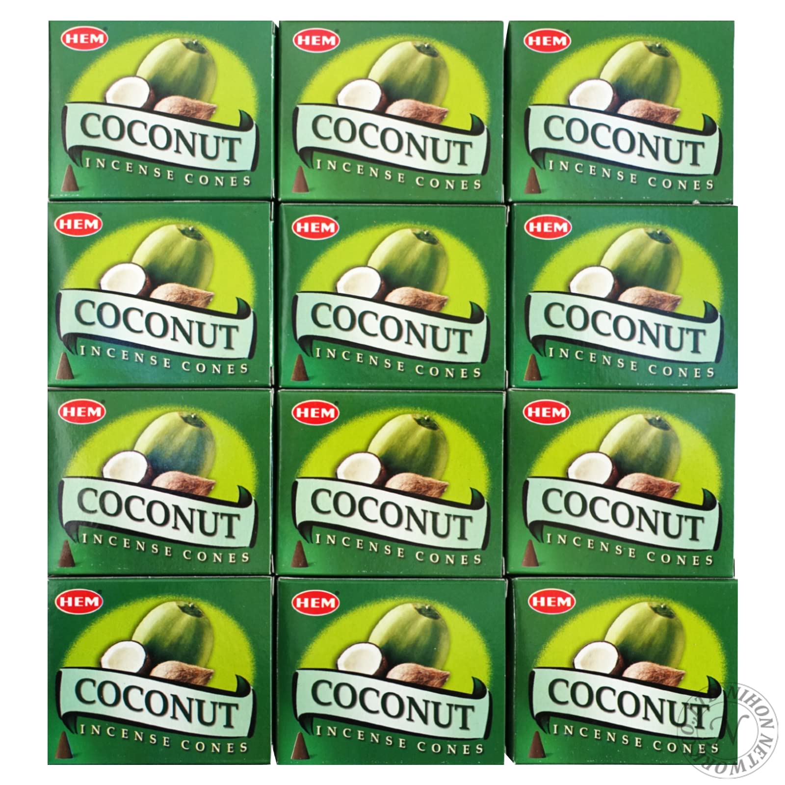 HEM Coconut Corn Japan Network Scent, 12-pack,