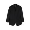 Less 2024 Winter Lamb Wool Loose Stand-Up Collar Coat