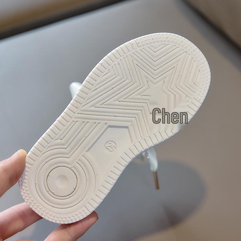Girls' Bowknot Skate Shoes - Stylish Spring & Autumn Casual Sneakers for Little & Medium Children