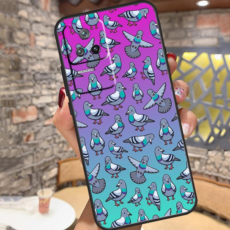 Pigeons Doves Bird Birds Flock Animal Case For Xiaomi 14 Ultra 15 13 11T 12T 13T 14T Pro POCO X3 X5 X6 X7 Pro M6 F5 F6 Pro Cover