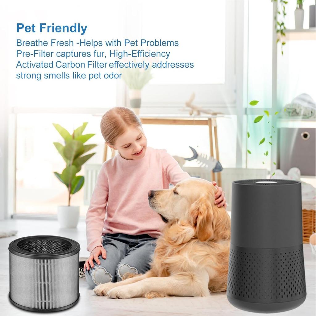 A230 Replacement Filter for Winix A230 A231 Air Pur-ifier, True High Efficiency Replacement Filter Size O 1712-0100-00, 3-in-1 H13 Grade True 2 Pack