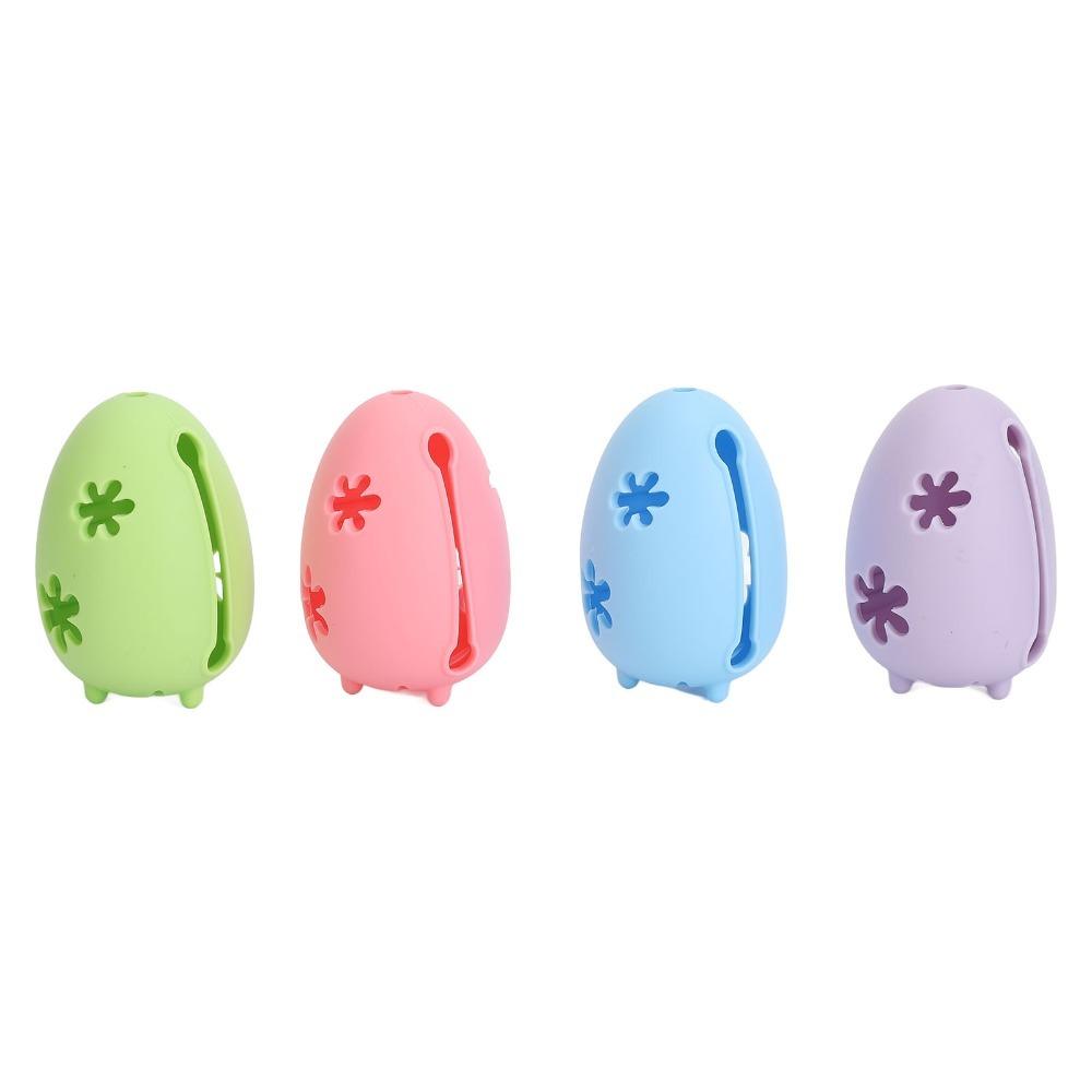 4pcs Breathable Storage Makeup Sponge Case Makeup Sponge Organizer  For Hygienic Storage