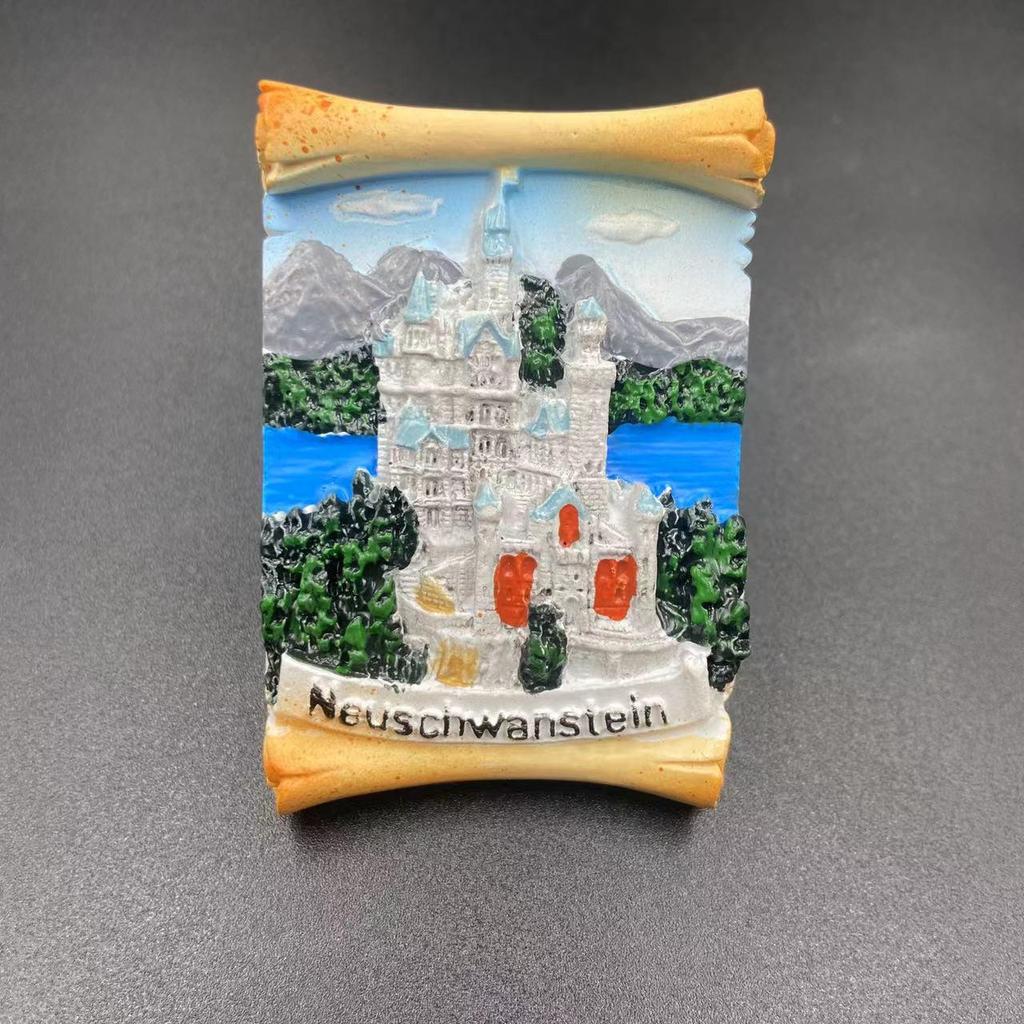 Scenic Building Souvenir Magnets: Cultural Craft Decorations & Collectible Gifts
