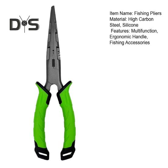 Portable Multifunction Fishing Pliers Ergonomic Handle Ring Opener PE Line Cutter Hooks Remover Fishing Line Scissor Fishing Accessories