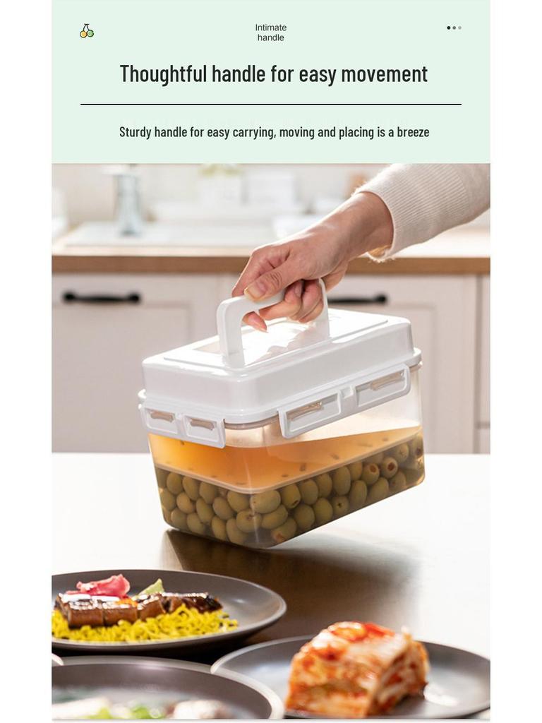 Large Food-Grade Plastic Kimchi & Sauerkraut Pickling Jar with Seal