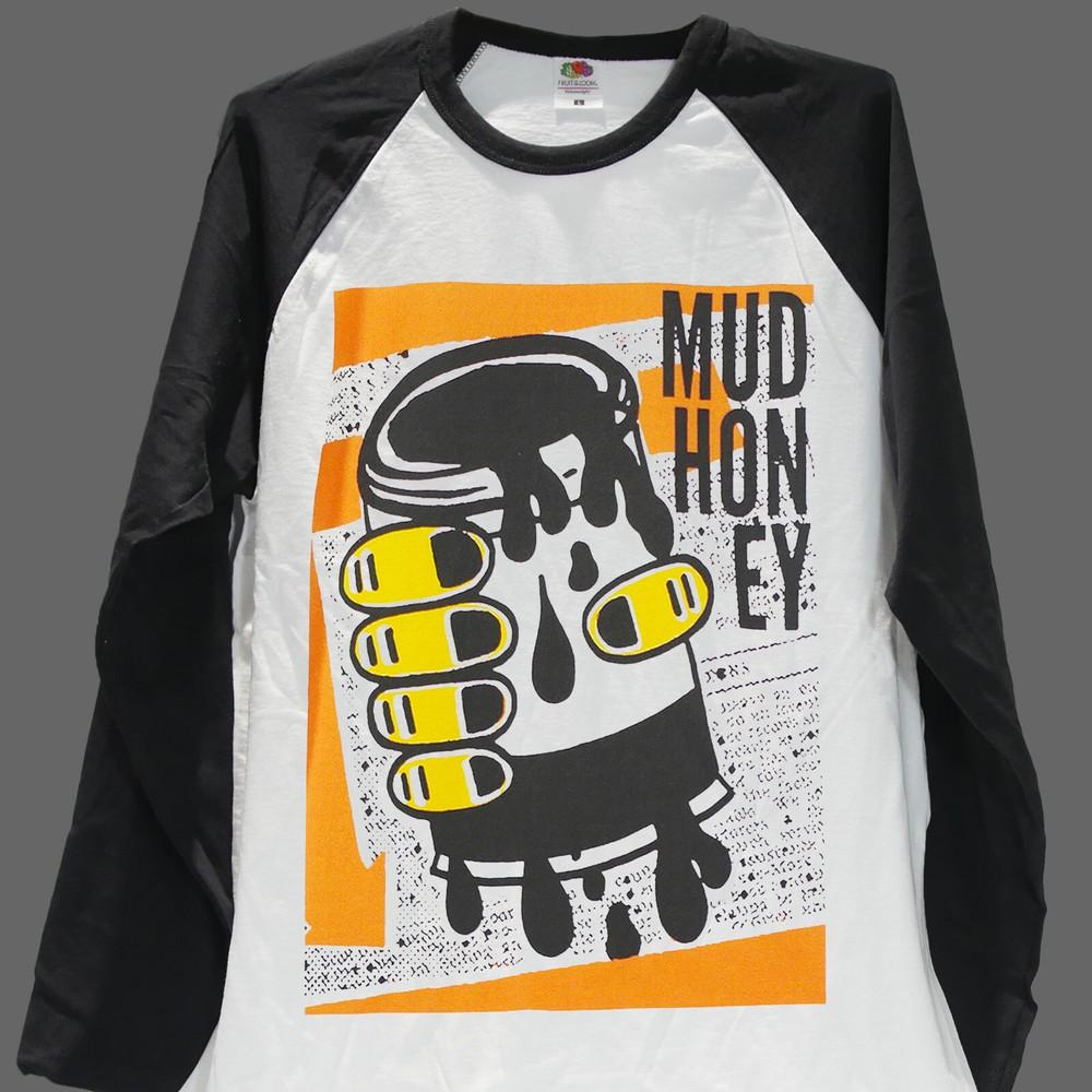 

Mudhoney Grunge Rock Metal Long Sleeve Baseball T-shirt Unisex S-3XL S