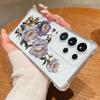 Luxusní průhledný silikonový kryt s květinovým potiskem pro Samsung S25 S24 FE S23 Ultra S22 A56 A36 A16 A55 A35 Nárazuvzdorný ochrana objektivu Tenký měkký kryt na telefon