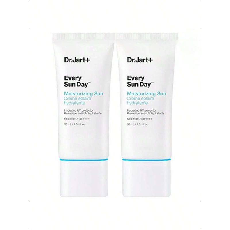 

Dr.Jart+ Every Sun Day Moisturizing Sunscreen SPF50+ PA++++ 30ml X 2ea – Double Pack – Ultra Hydrating Facial Sunscreen With Water-Based Light