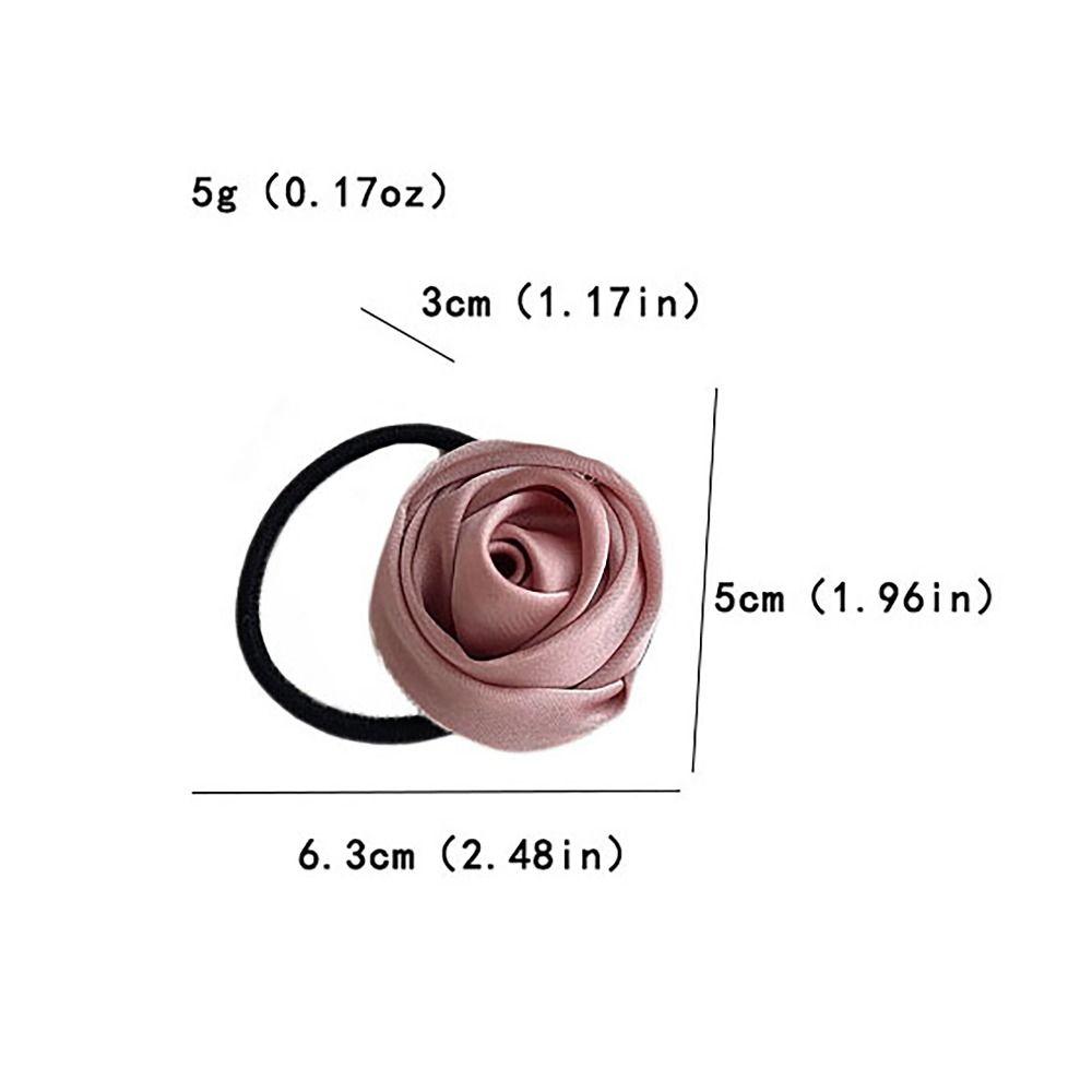 Sweet Rose Hair Tie High Resilience Hair Accessories Hair Ring Headdress Elastic Hair Bands Women