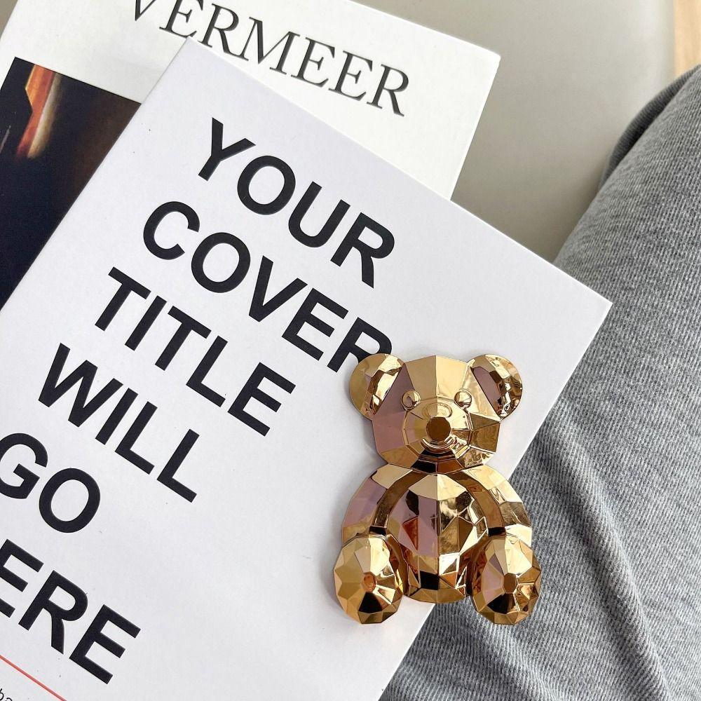 Crystal Bear Phone Holder Portable Phone Stand Cute Phone Support Kickstand  Universal