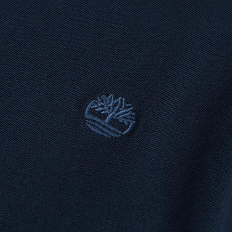 Timberland Short Sleeve Outdoor Breathable Loose Dark T-Shirt Men Tops Denim A6DKU-Z02