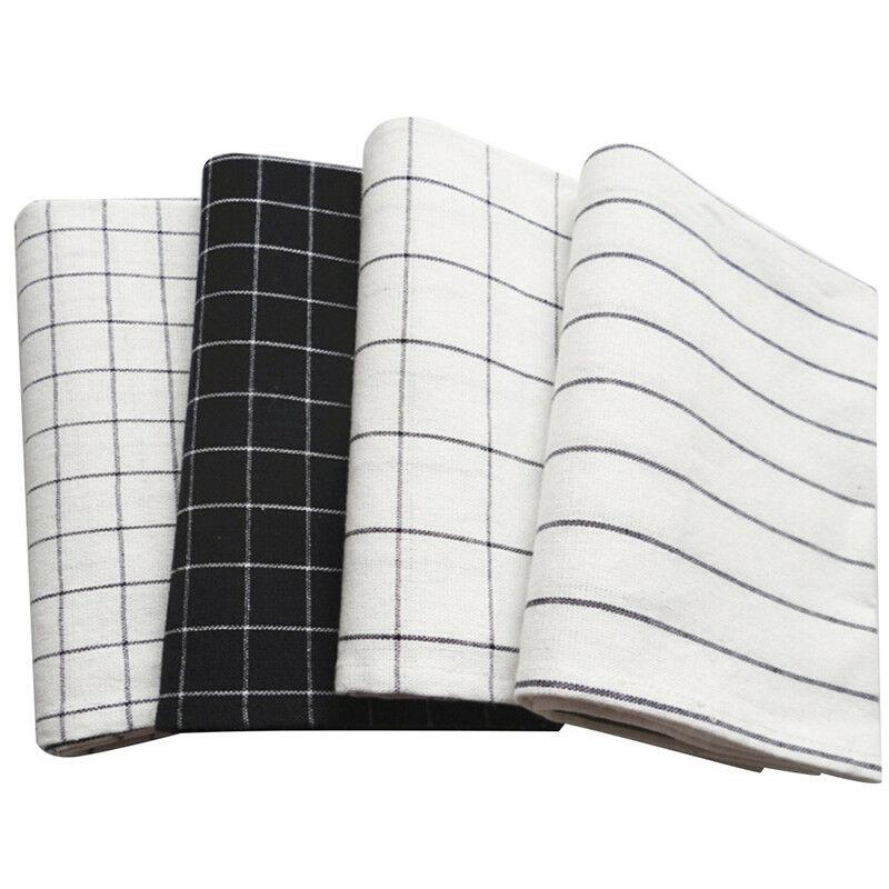 Kitchen Super Absorbent Rags Cleaning Cloth Cotton Blend Lint-free Easy Wash Practical Soft Dish Towels Rectangle Large Wipe