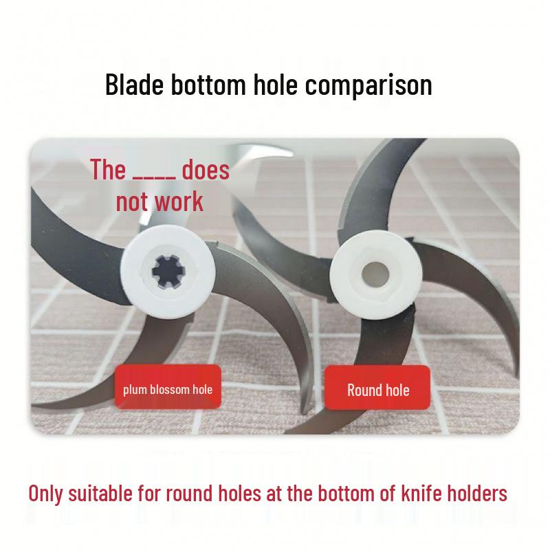 Universal Meat Grinder Blade & Holder Accessory for Food Processor and Electric Meat Mincer.