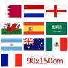 90*150cm Polyester Stof Zeefdruk Nr.4 Vlag Aangepaste Sovjet-Unie Vlag