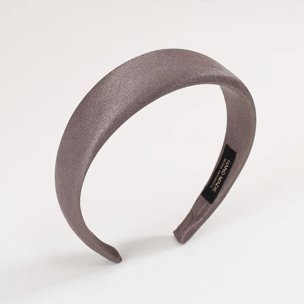 Plain Headband Plain Headband Angel Shushu Satin Pearl Volume Hairband Cocoa Ju Vidastory