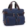 Cross-Border Multifunctional Canvas Backpack: Briefcase, Handbag & Shoulder Bag with Large Capacity for Laptops & Casual Travel.