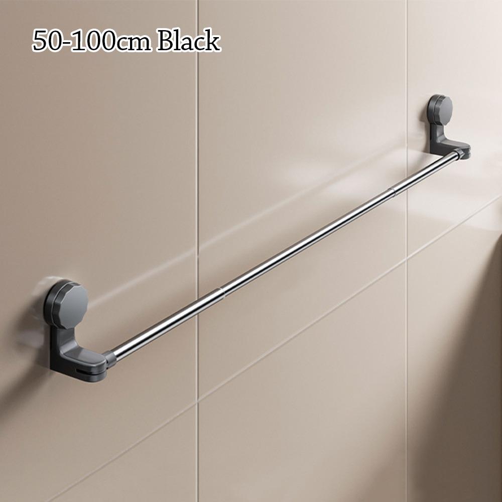 

Новая вешалка для полотенец на присосках, настенная, регулируемая вешалка для тапочек, выдвижная многоцелевая штанга для хранения в ванной комнате