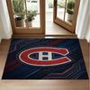 Montreal Canadiens Design Crystal Velvet Rug Soft Decorative Mat for Bedroom Entrance